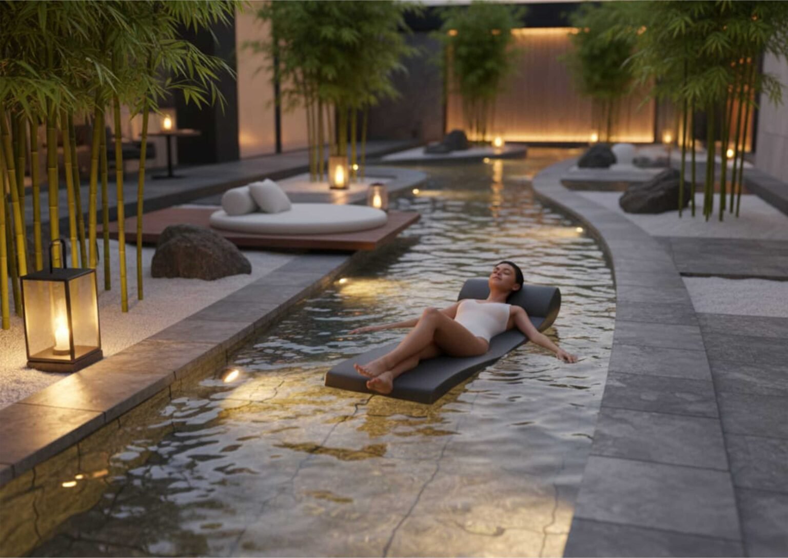 Ide Desain Kolam Renang Arus