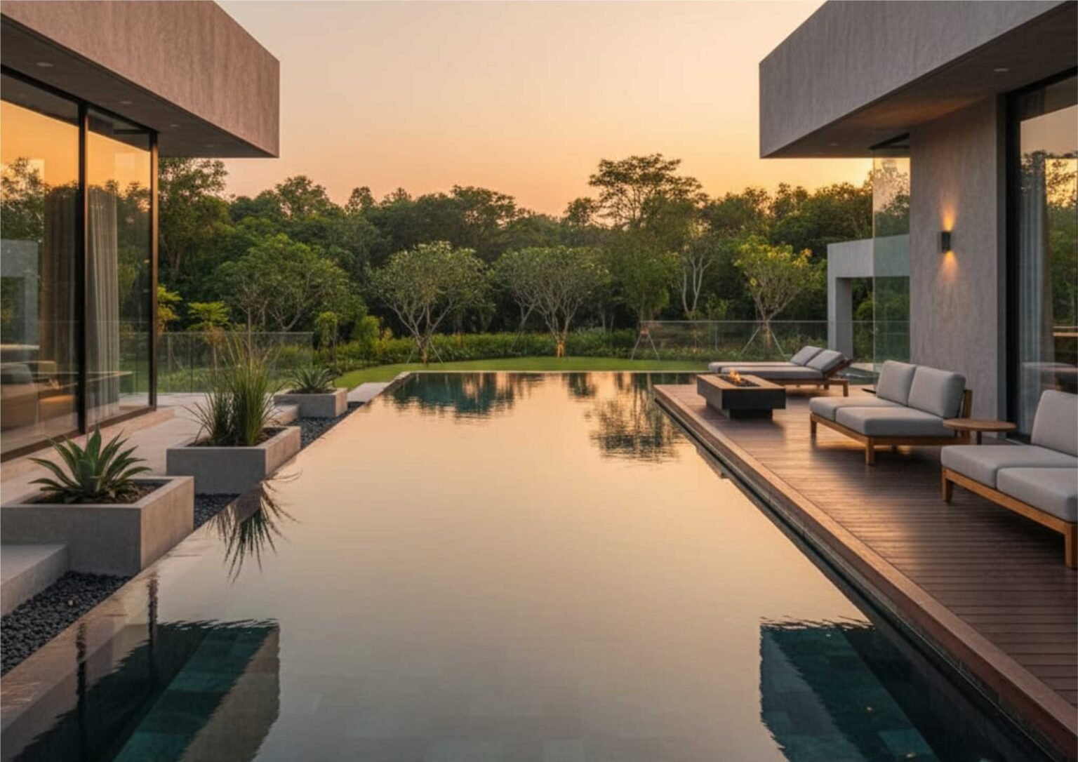 Ide Desain Kolam Renang Perumahan Cluster