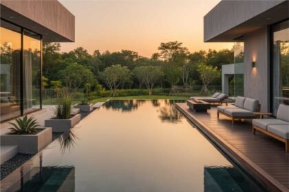 Ide Desain Kolam Renang Perumahan Cluster