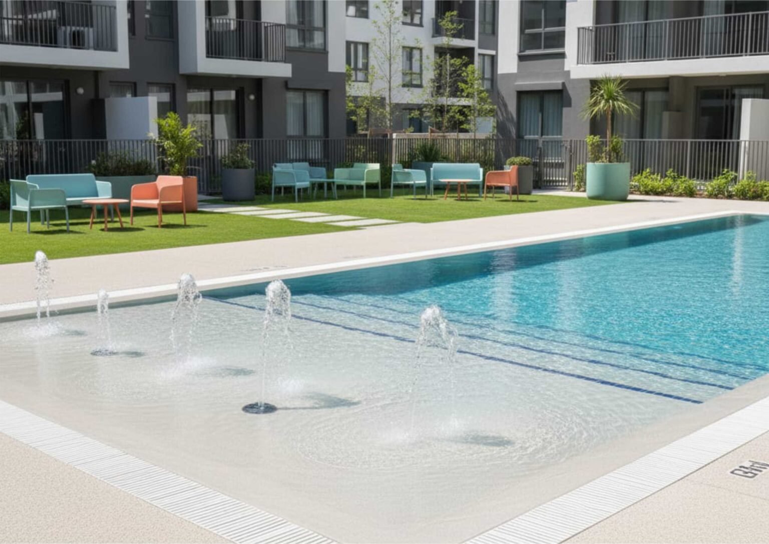 Ide Desain Kolam Renang Perumahan Cluster