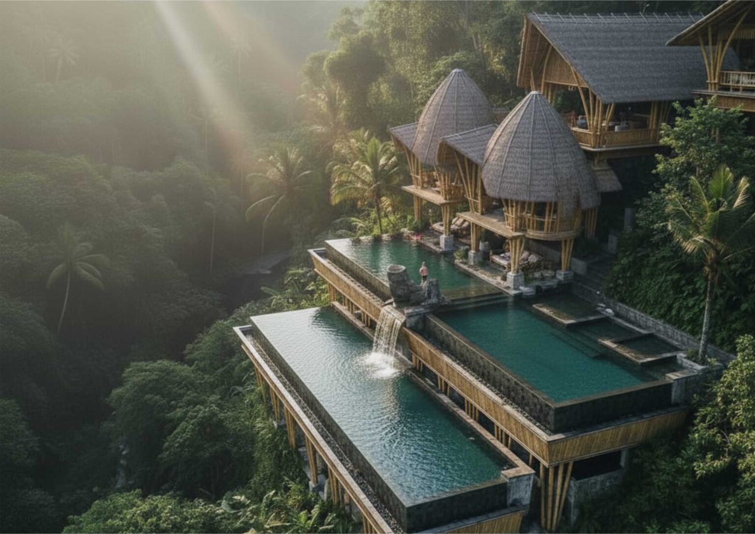 Ide Desain Kolam Renang Ressort atau Hotel