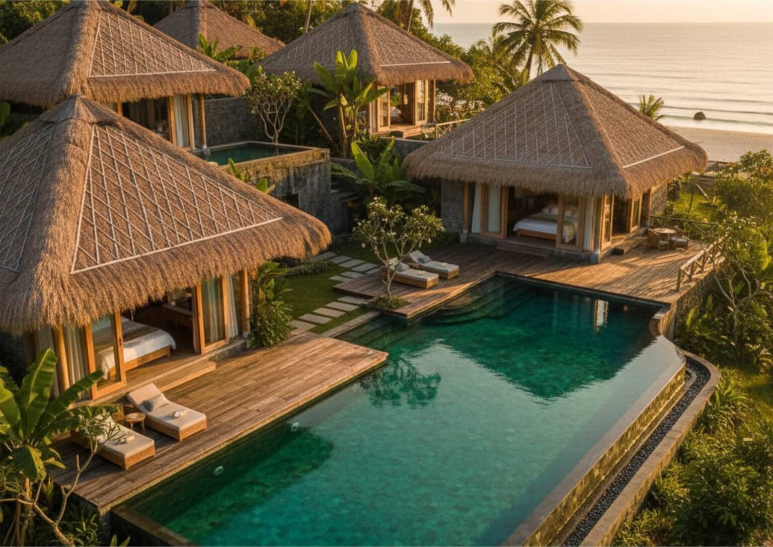 Ide Desain Kolam Renang Ressort atau Hotel