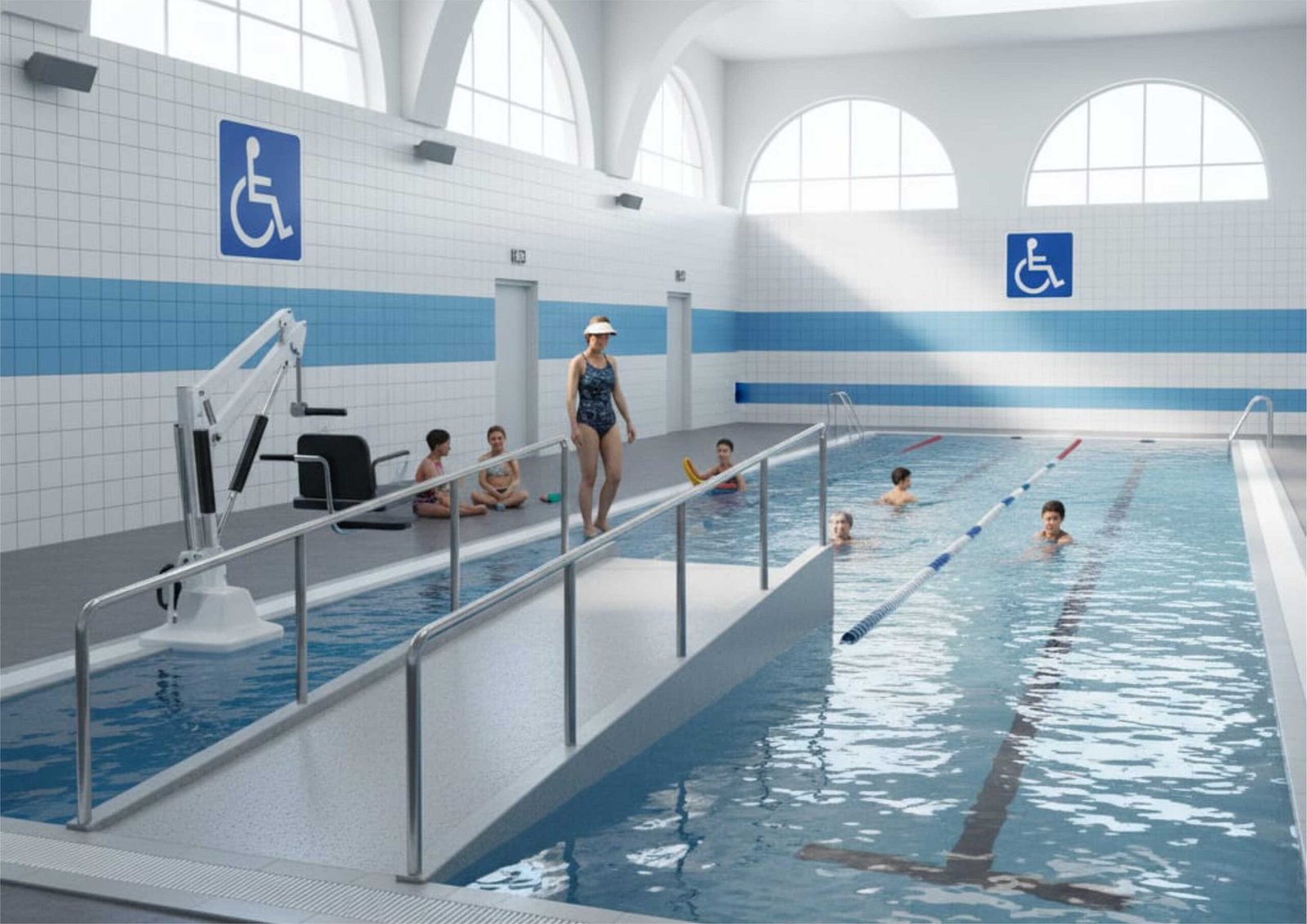 Tangga Kolam Hydrotherapy 2 Ide Desain Kolam Renang Terapi 05 scaled