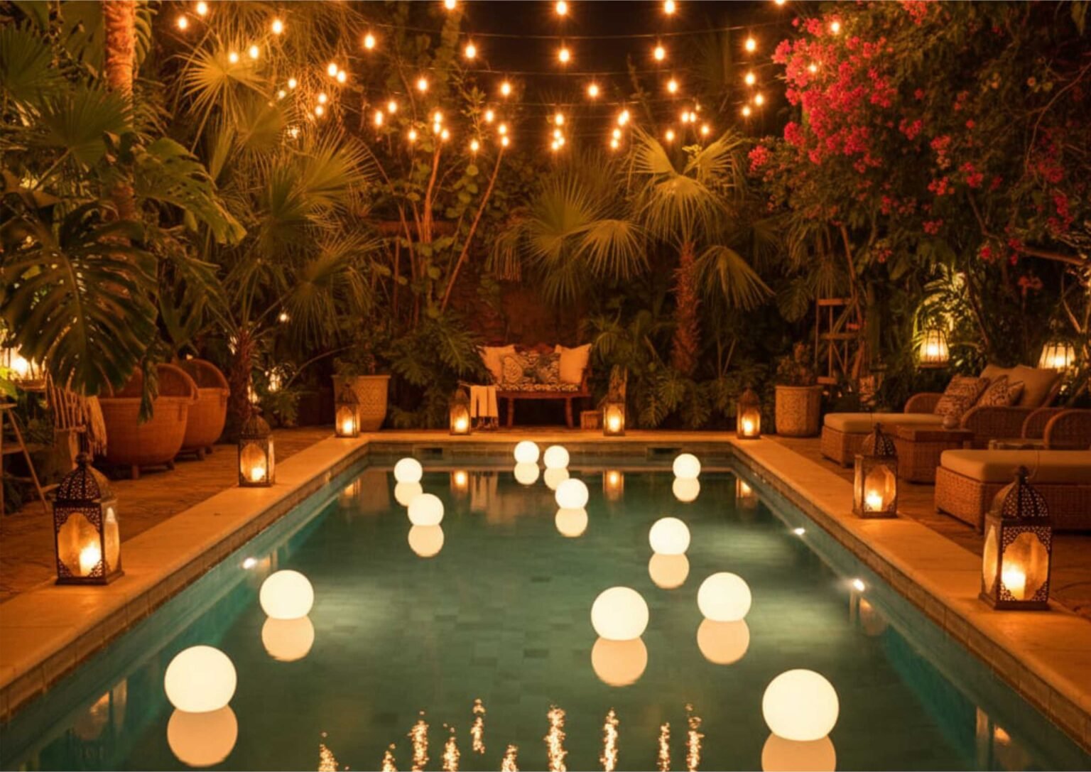 Ide Lighting Kolam Renang