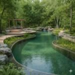 Ide Desain Kolam Organic Shape