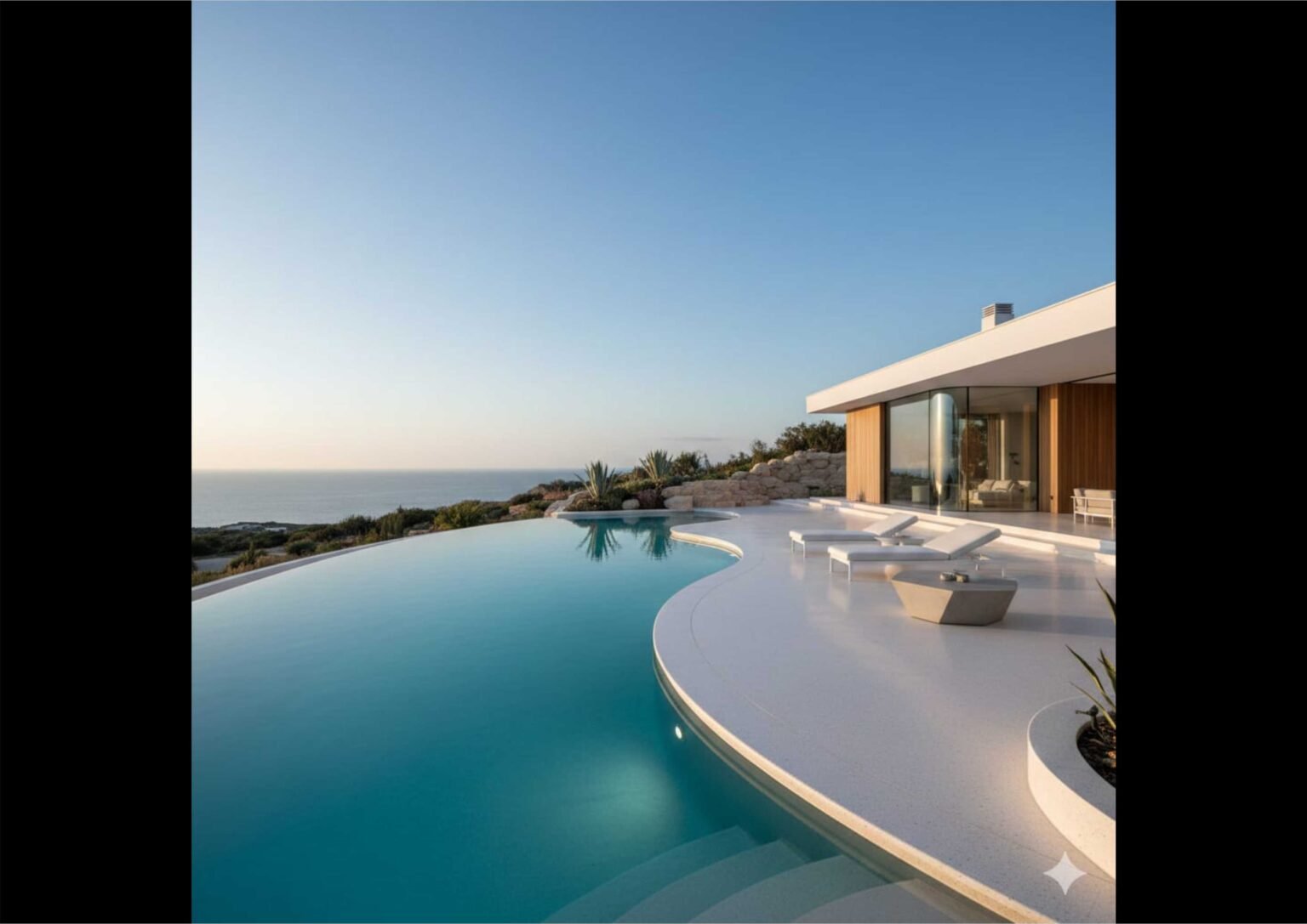 Ide Desain Kolam Organic Shape