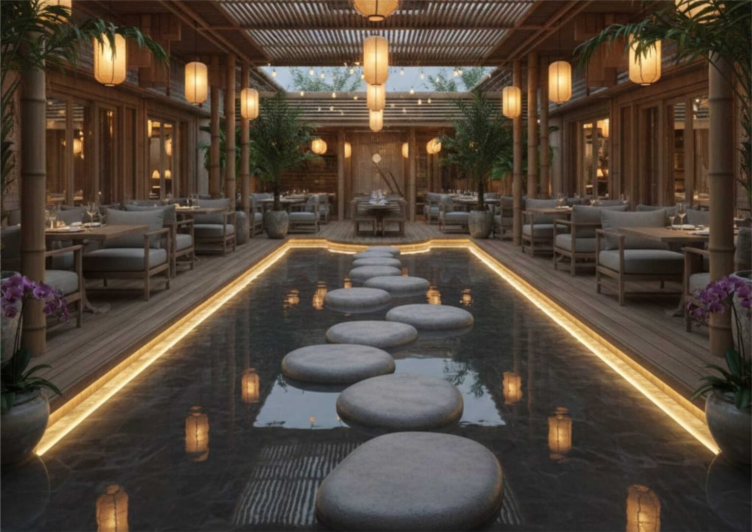 Ide Desain Kolam Renang Resto