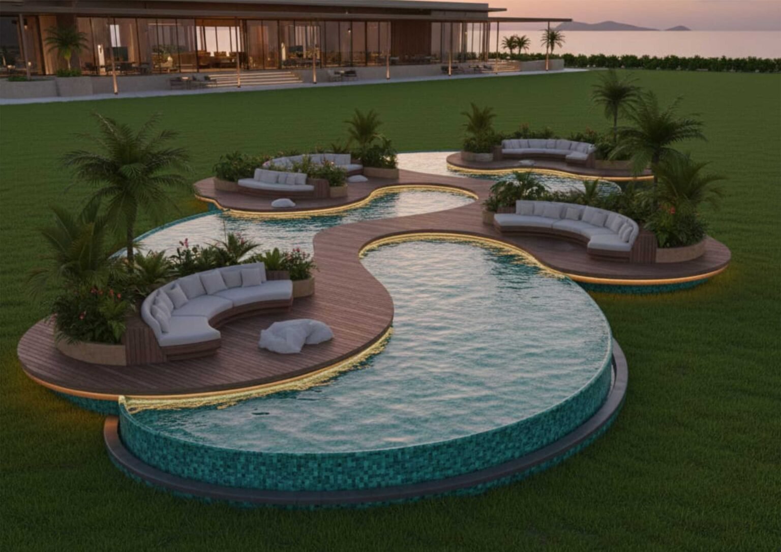 Ide Desain Kolam Renang Resto