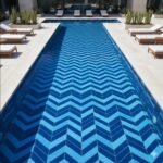 Ide Desain Pola Keramik Kolam Renang