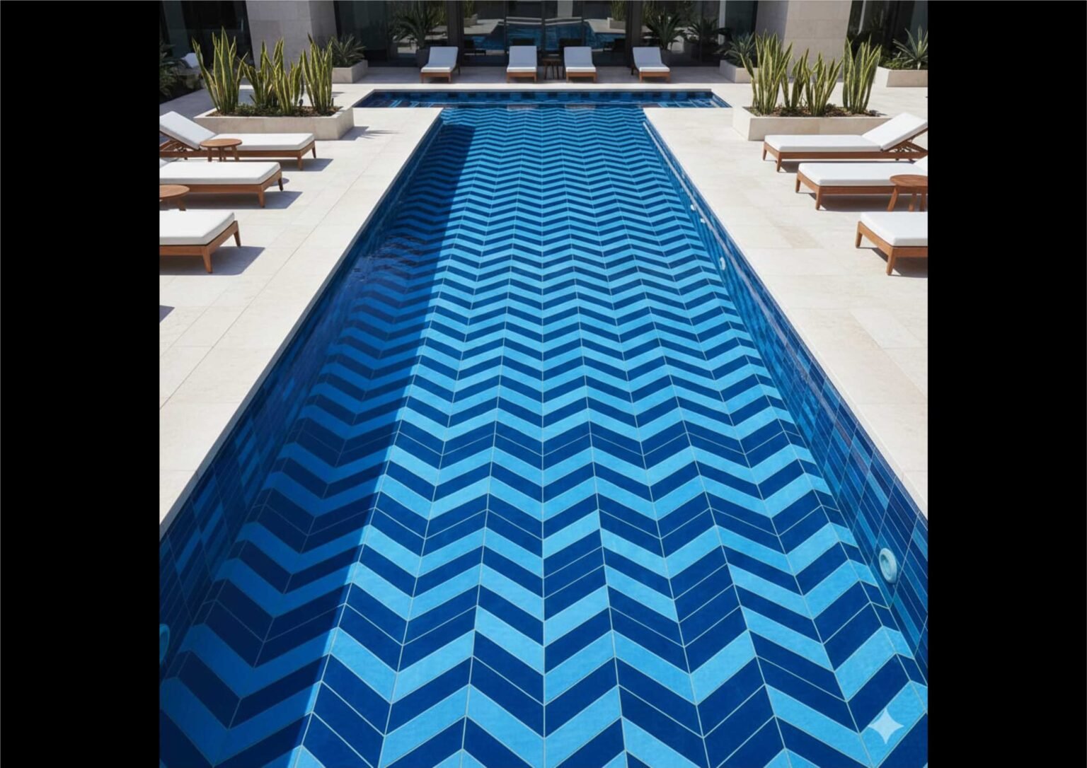 Ide Desain Pola Keramik Kolam Renang