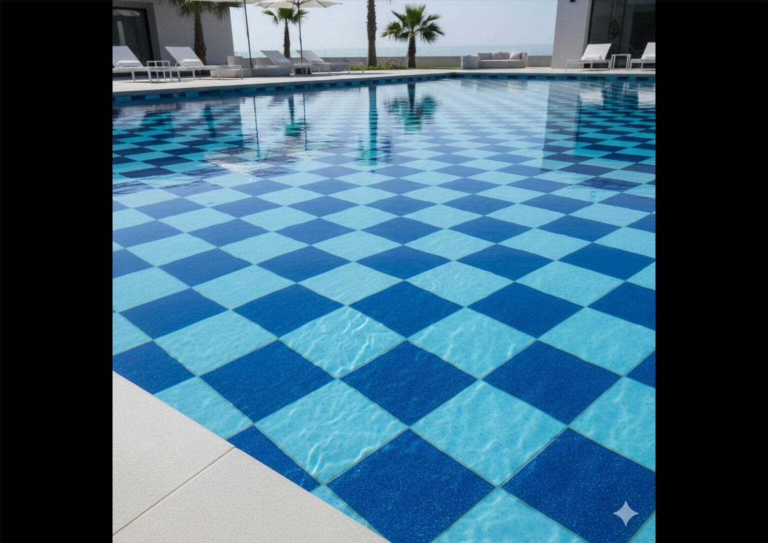 Ide Desain Pola Keramik Kolam Renang