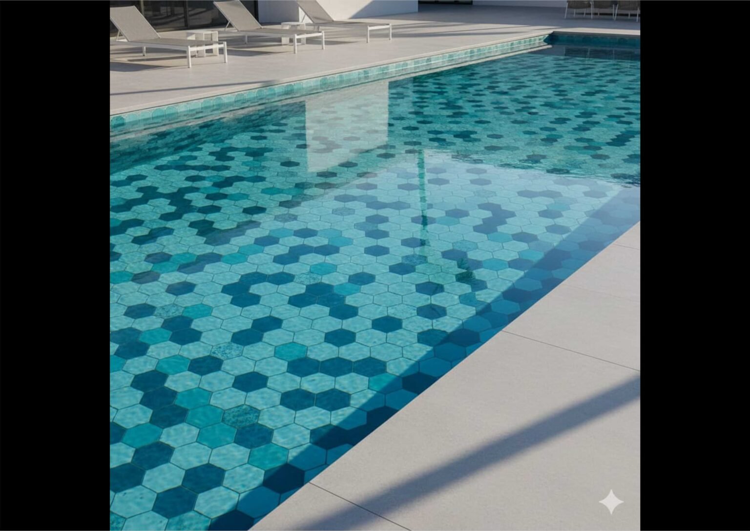 Ide Desain Pola Keramik Kolam Renang