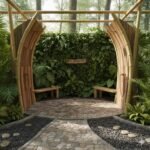 Ide Design Shower Outdoor di Kolam Renang