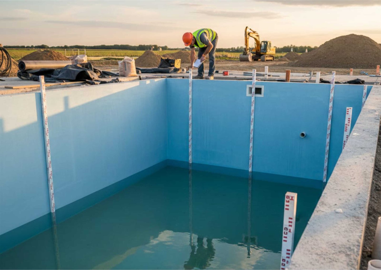 Tes Rendam pada Pembuatan Kolam Renang