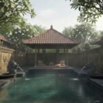 Ide Desain Kolam Renang Konsep Jawa Klasik