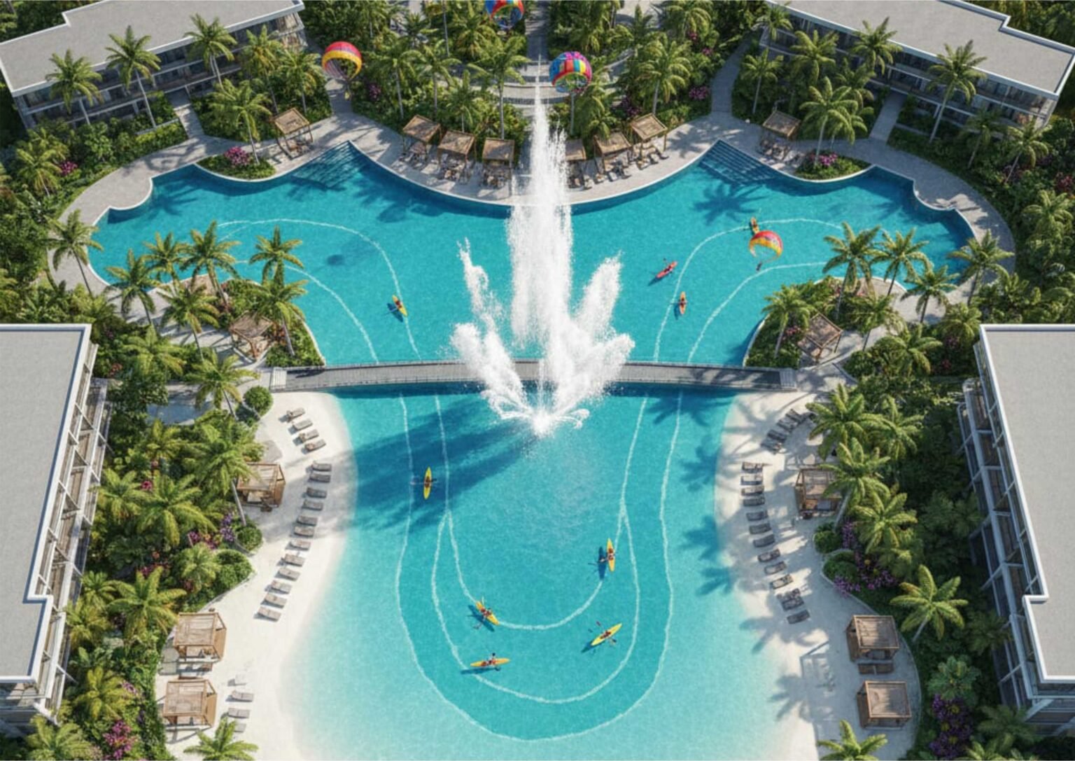 Ide Desain Kolam Renang Sebagai Wisata Ala Pantai