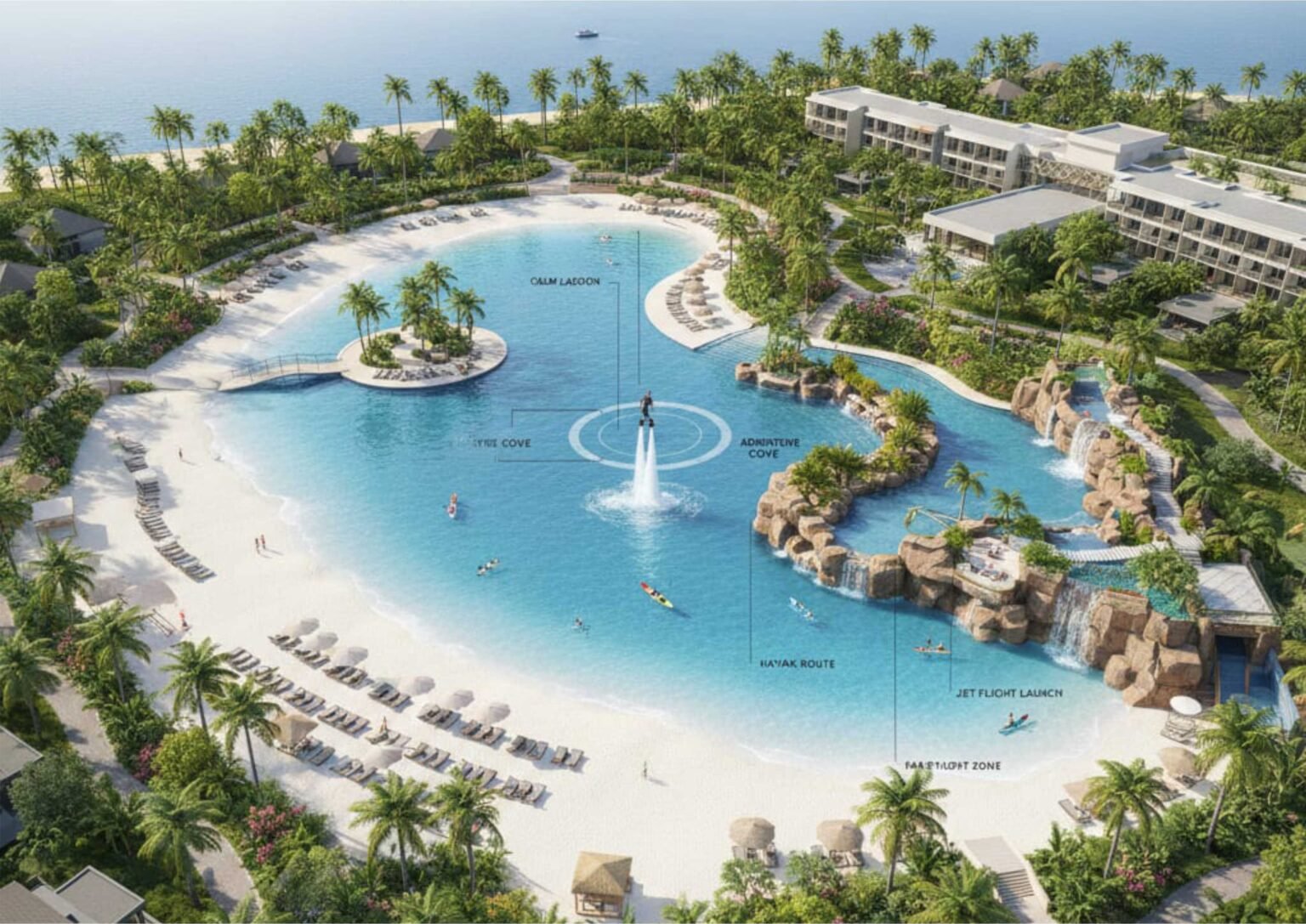 Ide Desain Kolam Renang Sebagai Wisata Ala Pantai