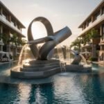 Ide Desain Kolam Renang dengan Waterfall