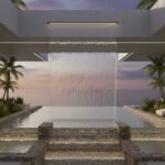 Ide Desain Kolam Renang dengan Waterfall