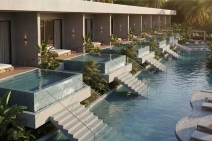 Ide Desain Kolam Renang di Balkon Hotel