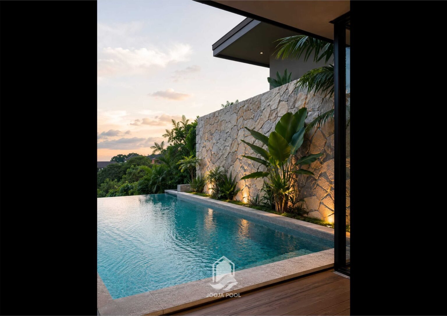 Ide Kolam Renang Infinity Pool