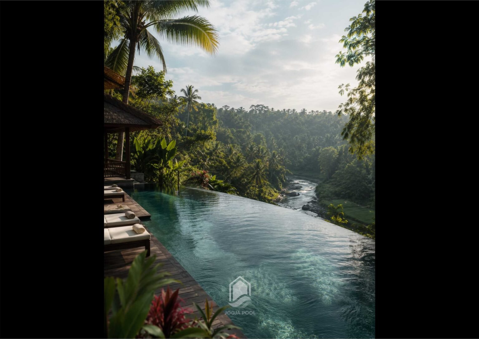 Ide Kolam Renang Infinity Pool