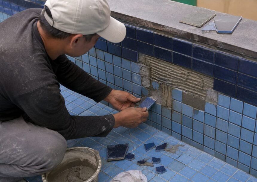 Cara Perbaiki Keramik Kolam Renang Pecah