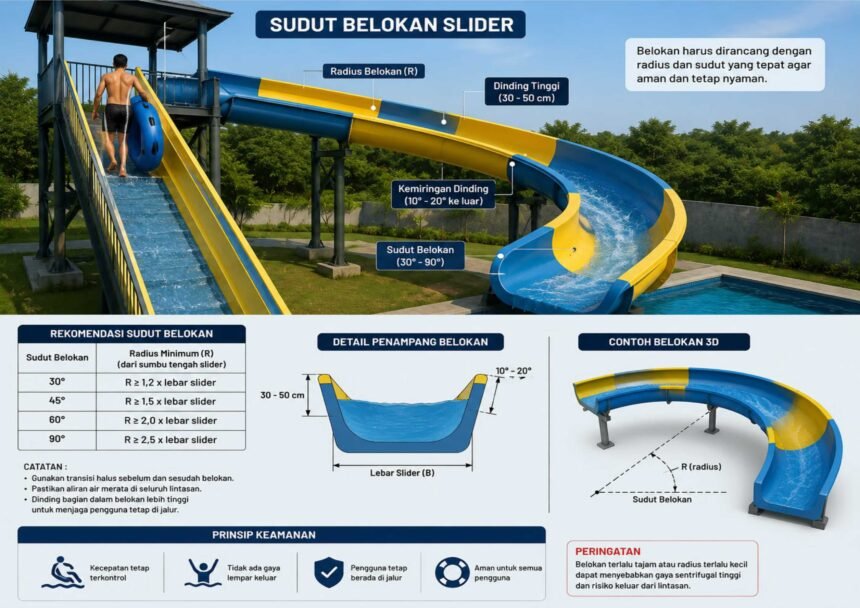Lebar Slider Waterboom Ideal